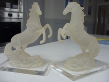 Prancing horse sculpture resin - sculpture,