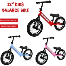 12" Kids Balance Bike Walking Running Training Bicycle For 2-6 Years Children