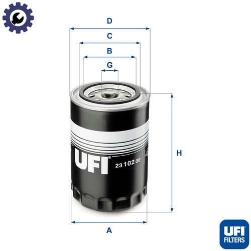 Oil filter 102 - for, aston
