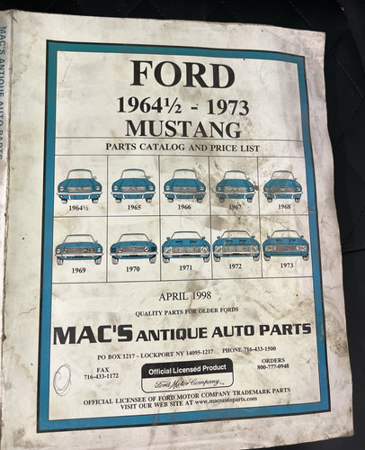 Ford mustang 1964 1973 - ford,
