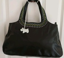 Radley Large Leather Tote Bag With Scottie Dog Tag NEW