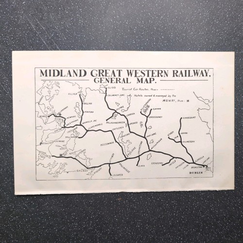 Original 1923 map midland - 1923, of