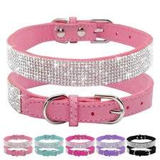 Crystal dog collars fancy - dog,