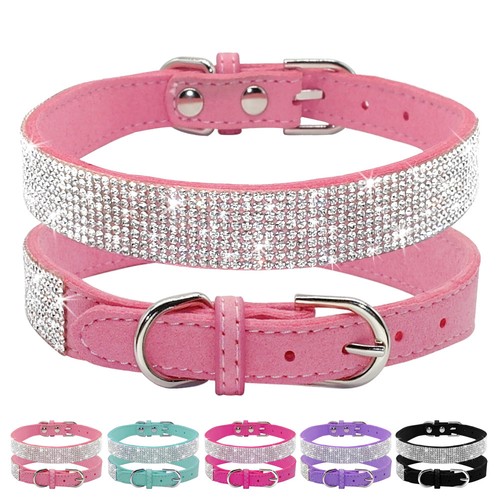Crystal dog collars fancy - dog,