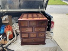 Wood Cabinet Chest of 9