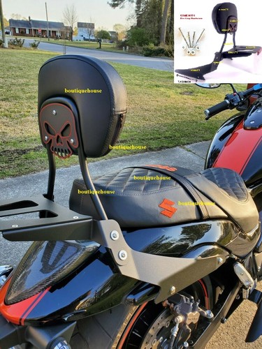 Black backrest sissy bar - black,