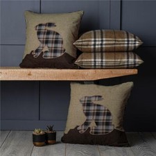 Set of 4 Tartan Check Cushion