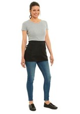Plain Short Waist Pocket Bistro Bar Cafe Pub Barista Waiter Waitress Work Apron