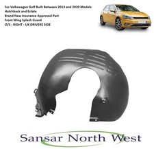For VW Golf Passenger Side Front Wing Splash Guard Arch Liner LEFT 2013-2020