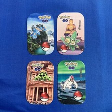 pokémon metal tags Set Of 4