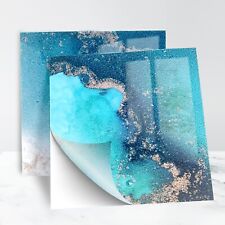 Tile Transfers Stickers Wall Vintage Marble Self-Adhesive Kitchen Peel and Stick