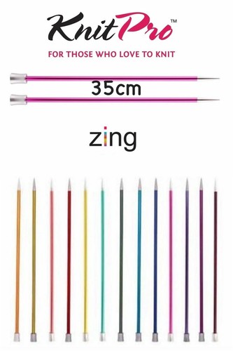 Knitpro zing straight - straight, single