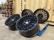 MERCEDES BENZ C E CLASS W205 W213 19" ALLOY WHEELS SET TURBINE BLACK EDITION STY