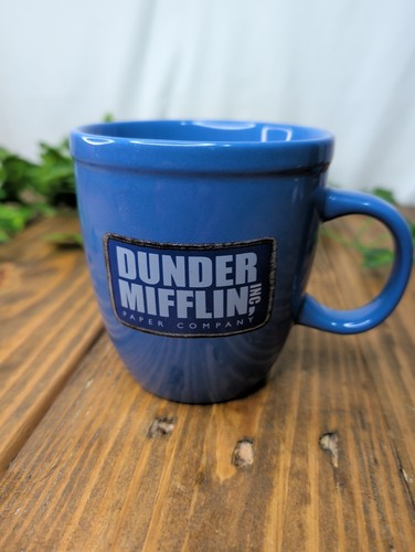 Dunder mifflin blue - blue, coffee