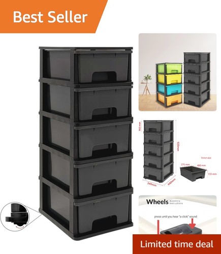 Plastic storage drawers unit - storage,