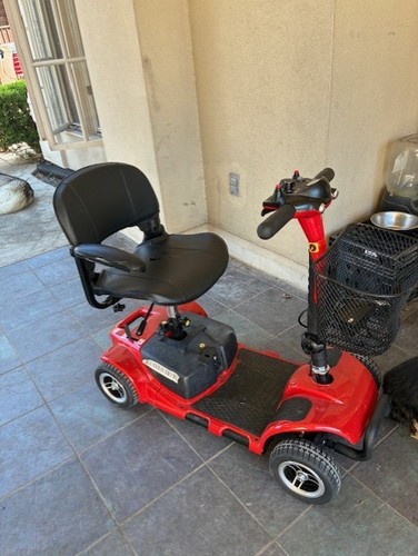 Mobility scooter red great - scooter,, red,