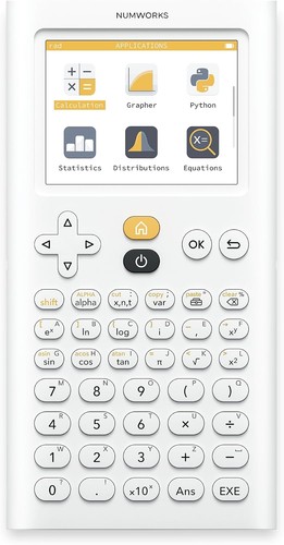 Numworks graphing calculator - graphing,