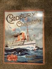Cadbury's Chocolate - Metal Wall Sign / Plaque - 400 x 300mm