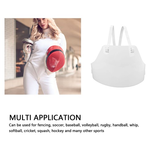 Fencing chest guard adjustable - guard,