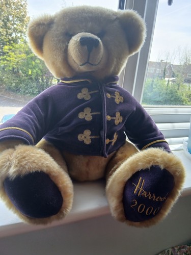 Harrods christmas plush teddy - harrods,