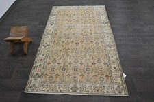 Oushak Turkish Vintage Rug 4x7