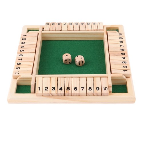 Players shut the box wooden - the,