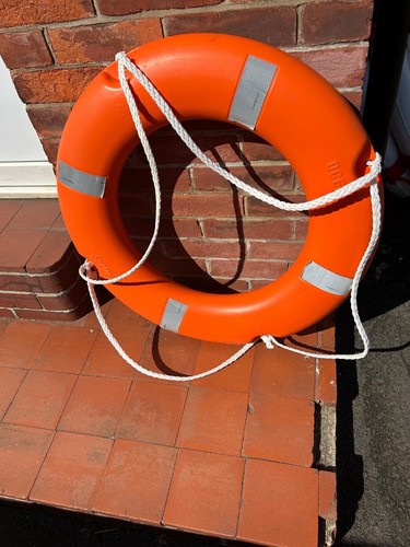 Life ring orange - life,