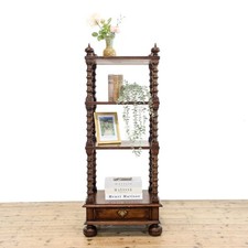 Traditional Oak Whatnot Stand