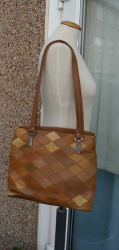 Vintage patchwork stag leather - stag,