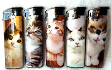 5 x CAT Lighters KITTEN