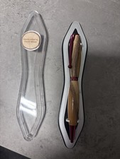 Handcrafted wooden black pen