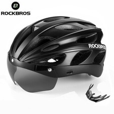 RockBros Bike Helmet Adjustable with Magnetic Visor Open Face Lightweight Helmet