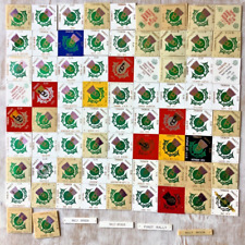 78 x Thomson Caravan Owners Club Embossed Badges 1970’s Vintage Camping