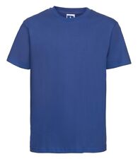10 pack Kids Russell Slim fit Cotton T shirts. Royal Blue 3-4 years. T4248.