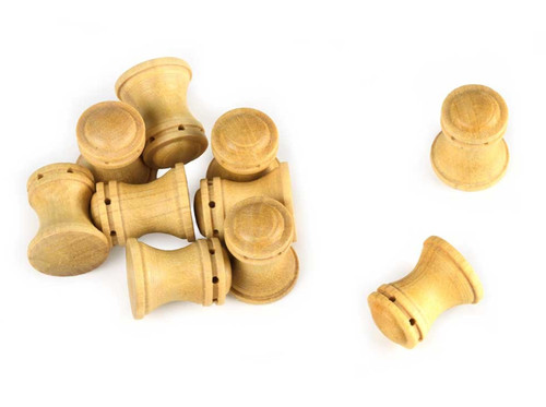 Amati boxwood capstans 15mm - boxwood,