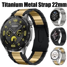 22mm Titanium Metal Band Strap