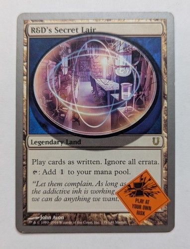 Secret lair unhinged - unhinged, mtg