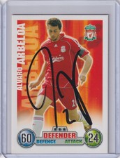 2007/08 TOPPS MATCH ATTAX CARDS HAND SIGNED AUTO AUTOGRAPH ALVARO ARBELOA