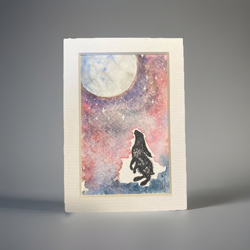 Original moon gazing hare