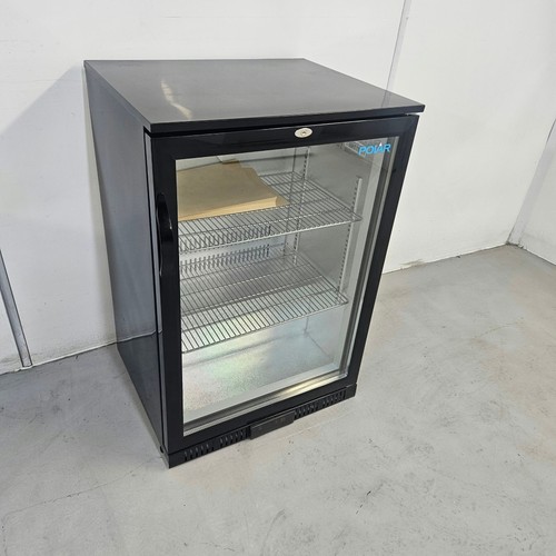 Back bar cooler hinged - back,