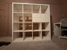 IKEA Kallax White Shelving