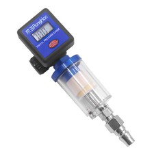 Spray Gun Digital Paint Air Pressure Regulator Gauge Water Trap Filter Tool UK