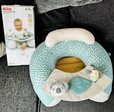 NUBY Sit And Play Baby Floor Seat 6 - 12 Months Sitting Aid Inflatable Chair