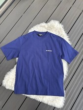 Balenciaga Logo Tshirt Marine