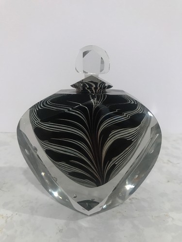 Hand blown art glass perfume - art,