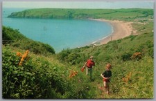 FRESHWATER EAST Pembrokeshire, Wales Postcard Posted 1977