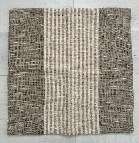 Natural tone striped jute - natural,