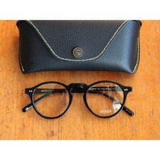 MOSCOT TUCHUS 48 Black Eyeglasses Frame w/case Japan