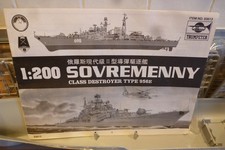 Trumpeter 1/200 Sovremenny Type 956E Class Destroyer, Battleship.