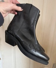 Topshop Real Leather Cowboy